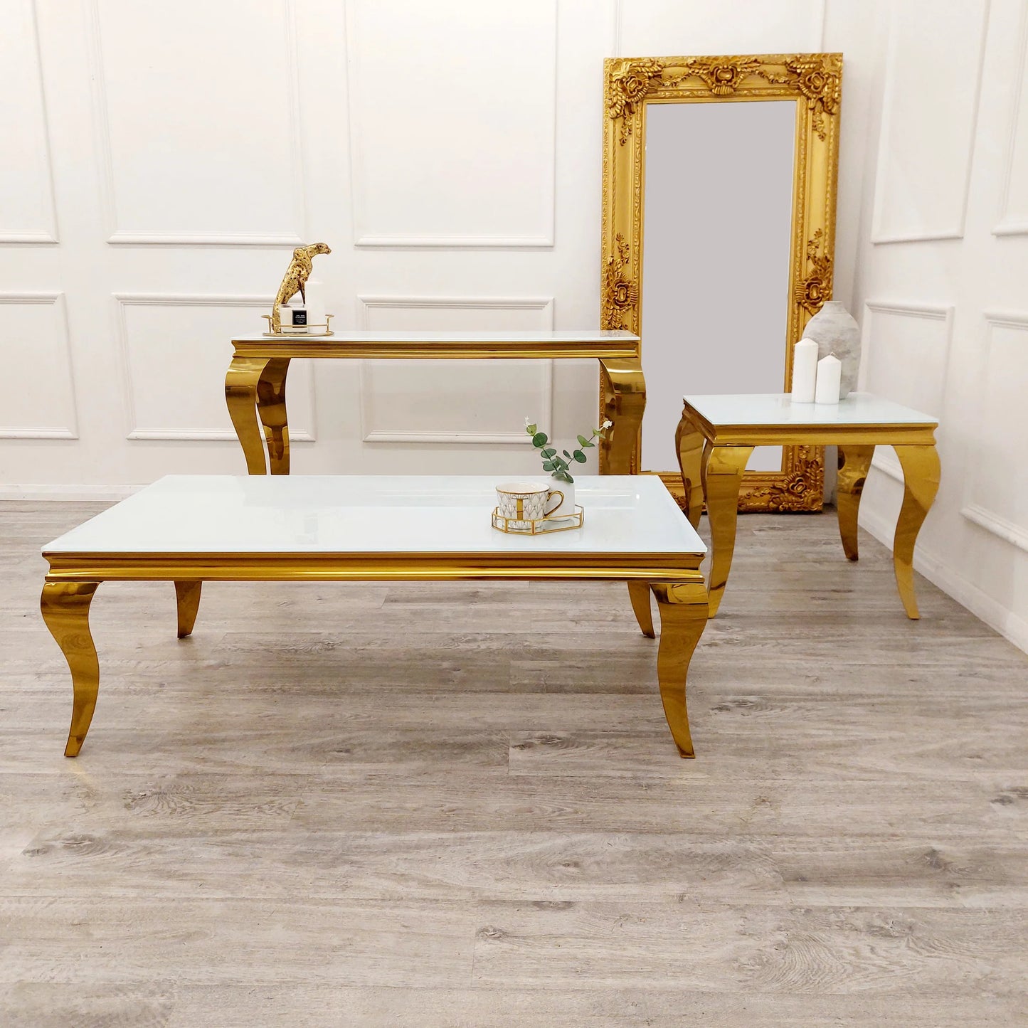 Lewis Gold Console Table