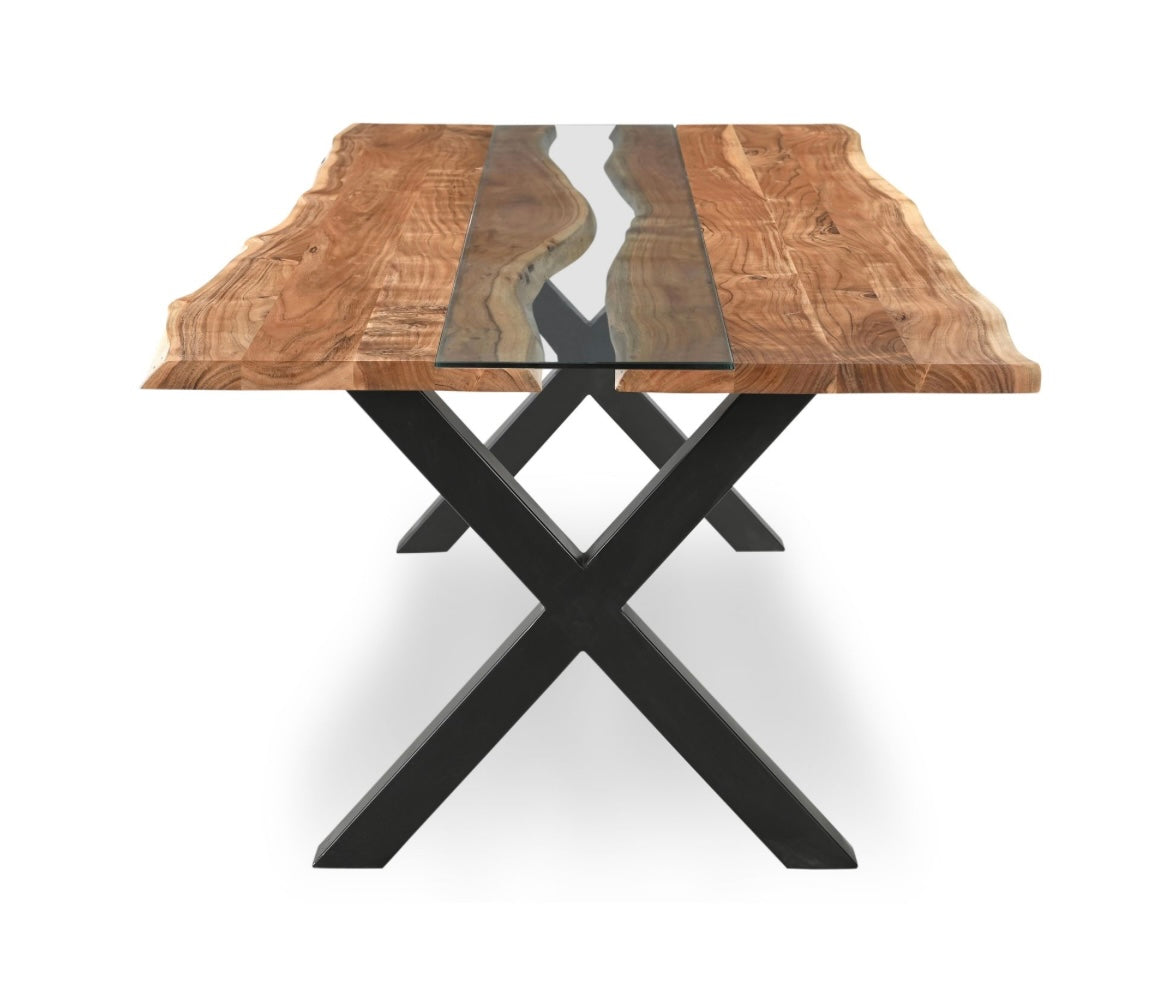 Live Edge Collection Large River Dining Table