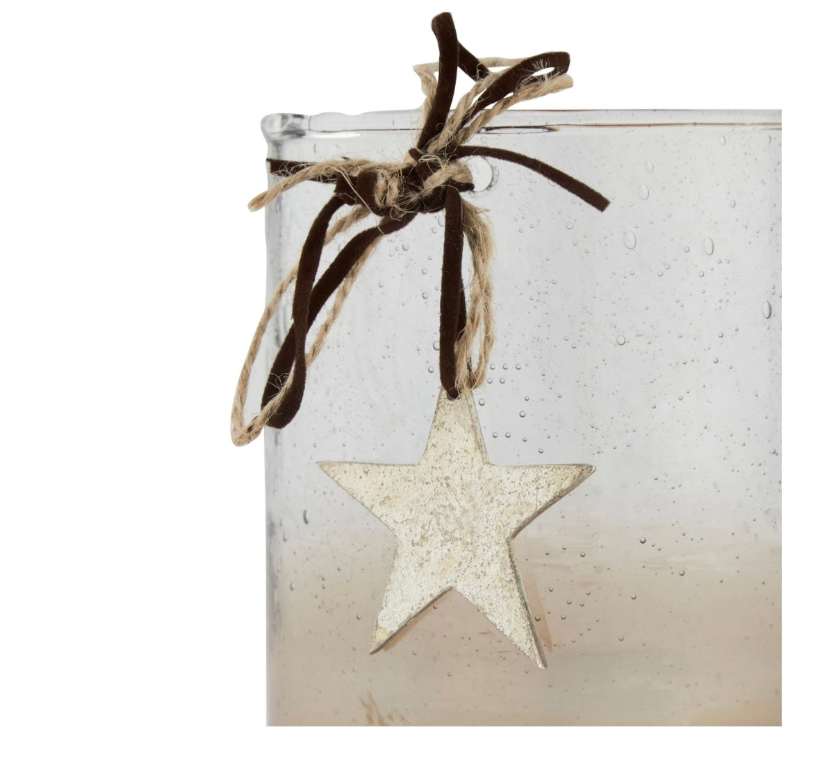 Coffee Ombre Collection Candle Holder Votive With Star