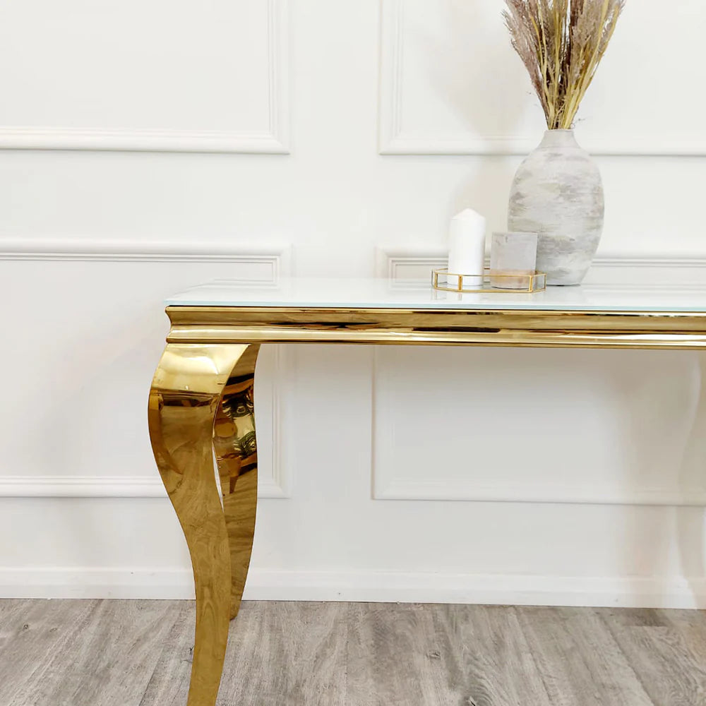 Lewis Gold Console Table