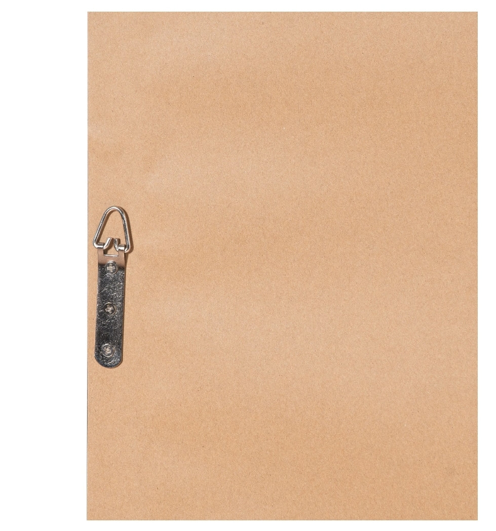 Metallic Soft Abstract Glass Image In Gold Frame