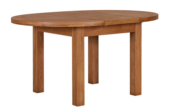 Torino 1.1m Round Extending Dining Table