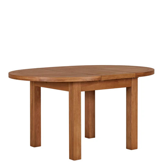 Torino 1.1m Round Extending Dining Table