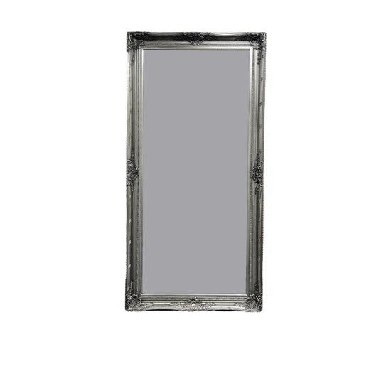 Wooden Frame Mirror/2 Size - Grey 80x160cm