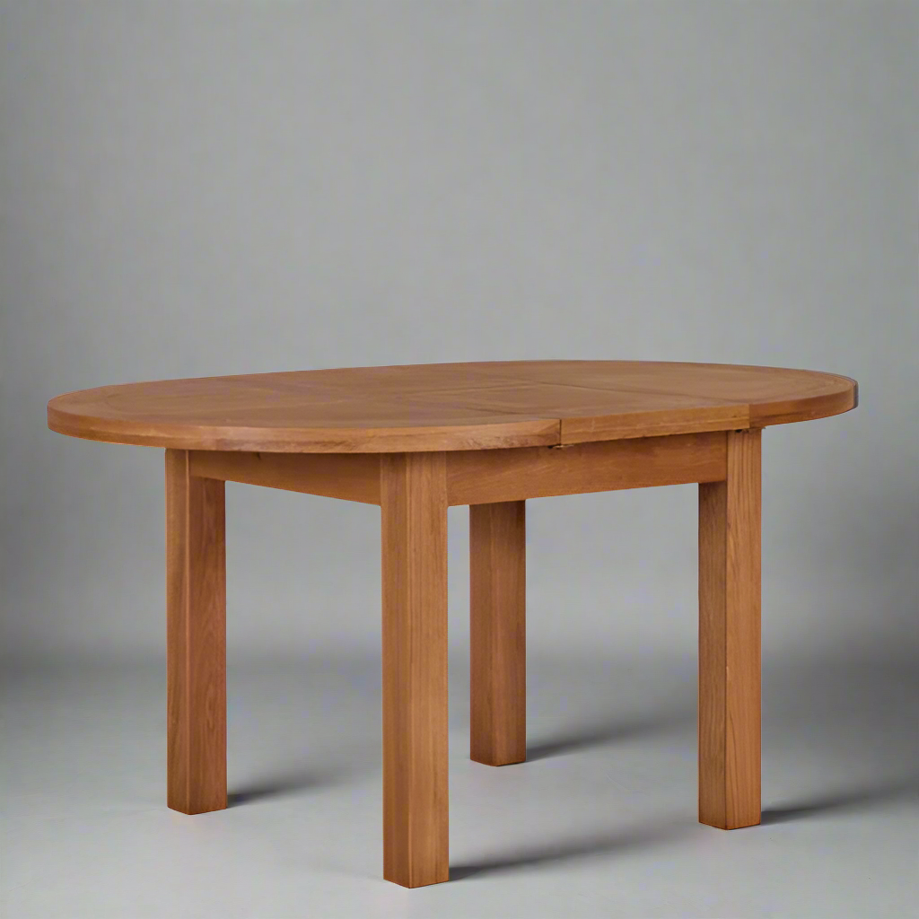 Torino 1.1m Round Extending Dining Table