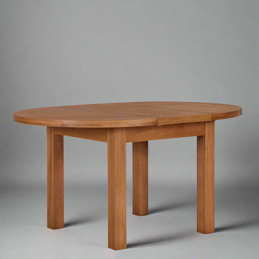 Torino 1.1m Round Extending Dining Table