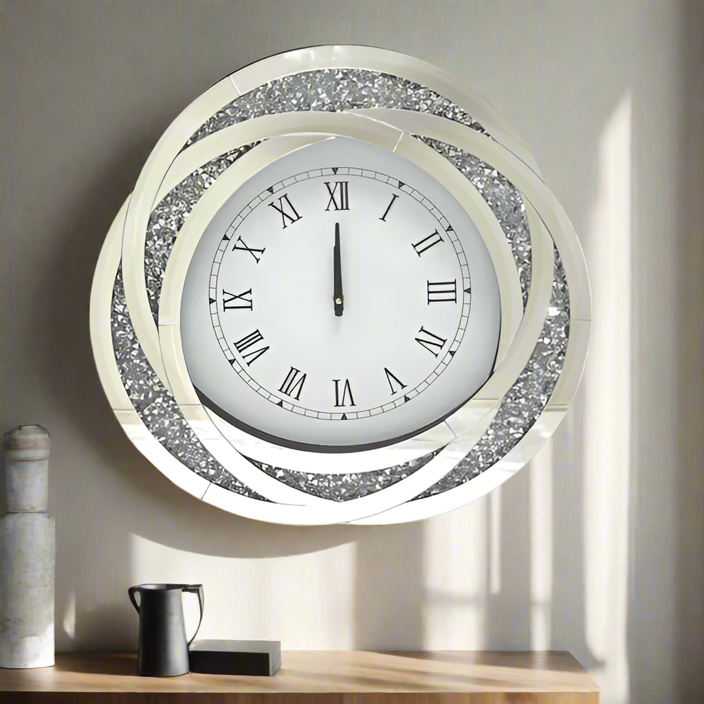 Unique crystal clock
