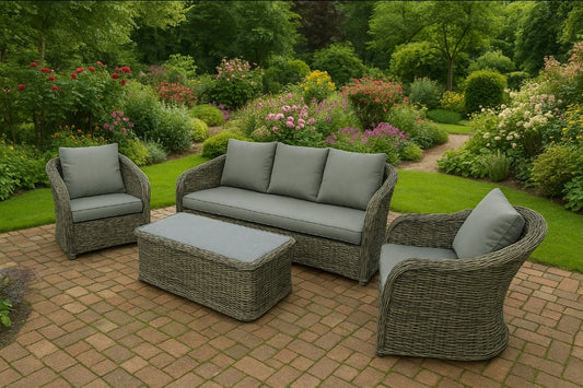Aria 4 piece rattan set
