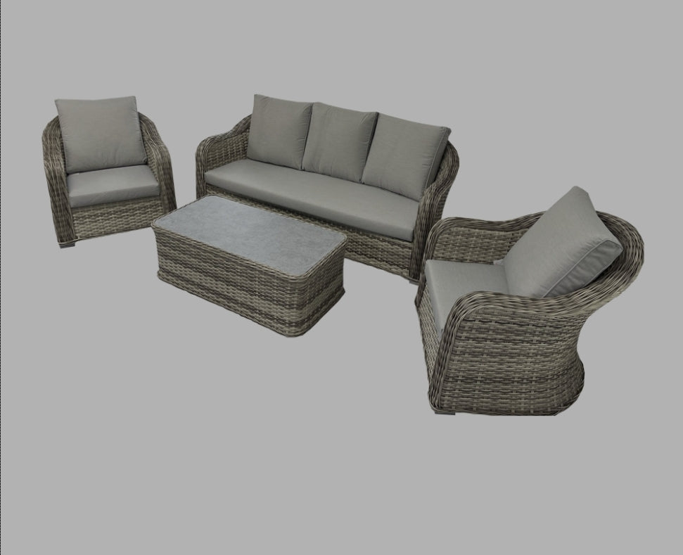 Aria 4 piece rattan set