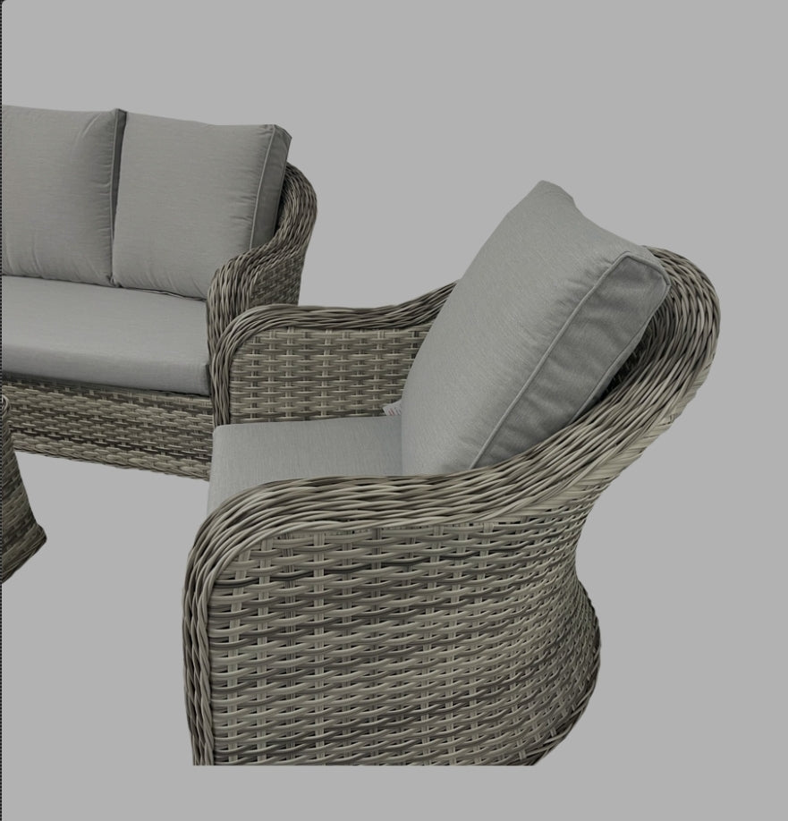 Aria 4 piece rattan set
