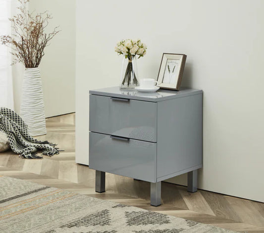 Milan Bedside 2 Drawer